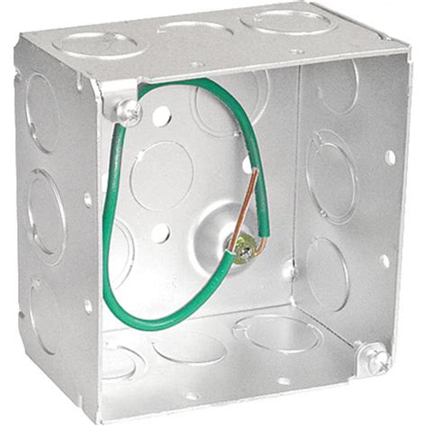 1 4 holes in 4 square electrical box|4 square boxes for sale.